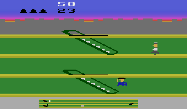 Keystone Kapers (Atari 2600) - online game