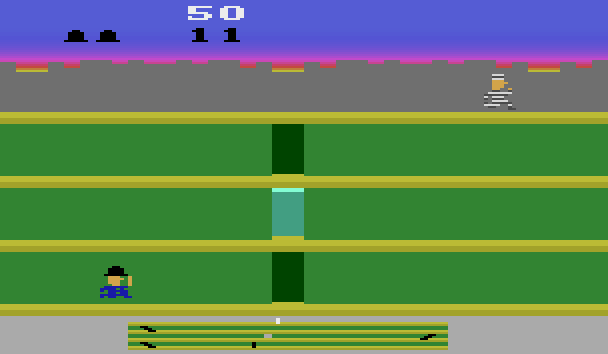 KEYSTONE KAPERS Activision Atari 2600 Custom Graphic Gamer 